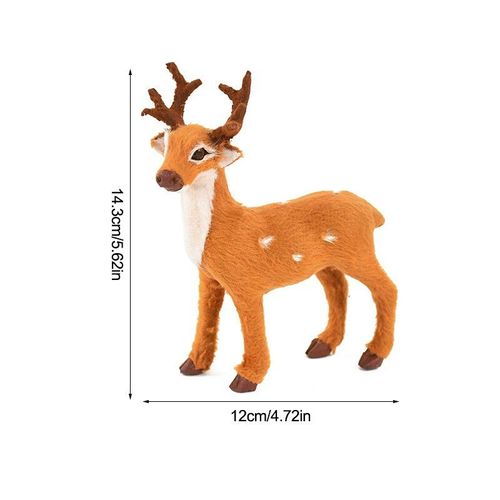 Simulation De Renne Et De Cerf, Décoration Pour Table De Maison, Nouvel An, Cadeau Pour Enfants, 15/20/25cm, 2022