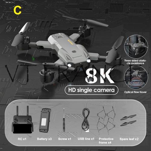 Drone Pro Gps 5g Telecommande 3km 8k 6k, Modele: C