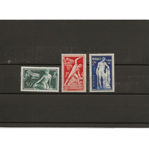 Monaco - Sculptures - Yt 314 A 316