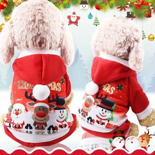 Pull De Noël Pour Chien,Vêtements Pour Animaux De Compagnie Chihuahua,Sweats À Capuche Chauds Pour Animaux De Compagnie,Vêtements Pour Petits Et Moyens Chiens,Costume De Nouvel An - Type Xs