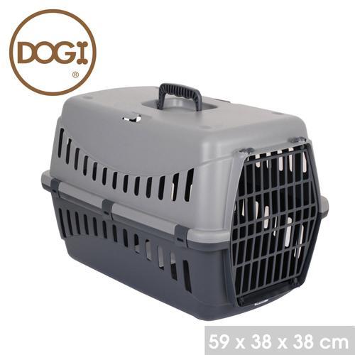 Dogi Panier De Transport Caisse De Transport Cage De Transport Chien Chat Animaux Gipsy Gris Xl 59x38x38cm