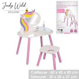 Chaise de Bureau Rose Meuble Pour Enfant Judy Wild - 30,5 x 36 x