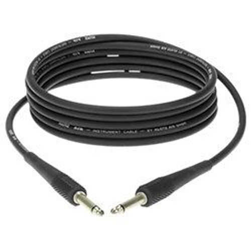 Câble Jack 6.35mm mono mâle Professionnel 3m noir