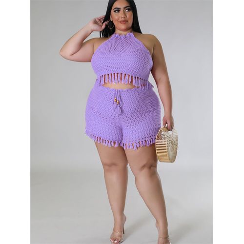 Somo-Ensemble Deux Pièces Pour Femmes",Haut Court Et Short,Amissié,À La Mode,Sexy,Club,,"2023