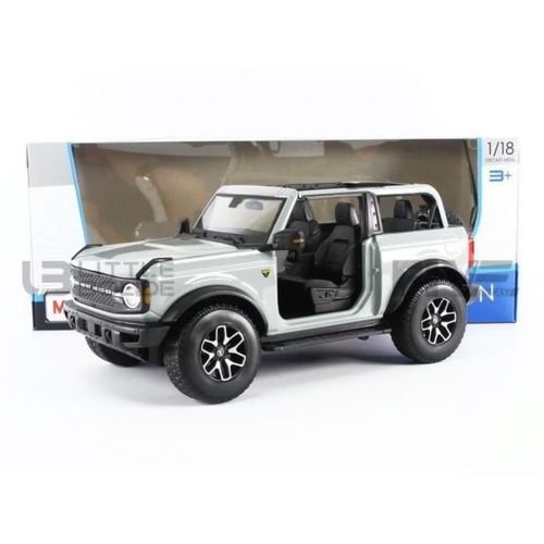 Maisto 1/18 31457s Ford Bronco (No Door) - 2021 Diecast Modelcar-Maisto