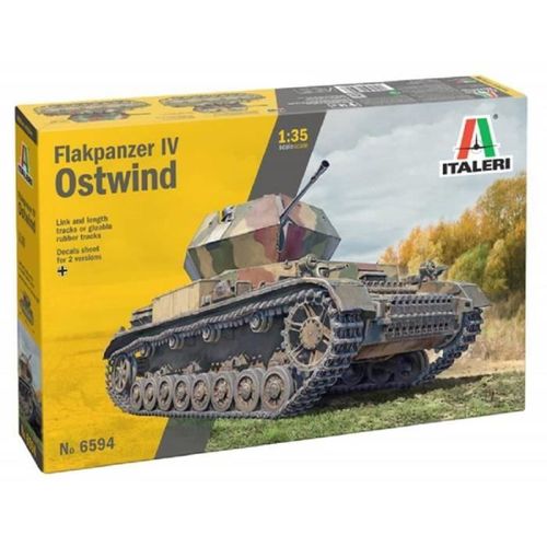 Maquette Char Flakpanzer Iv Ostwind - Italeri - 6594 - Blanc - Plastique - Intérieur-Italeri