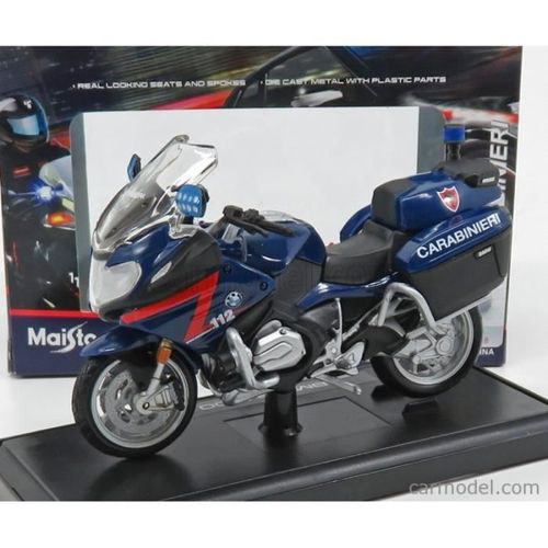 Moto Carabinieri - Maisto - Modèle 390773 - Jouet Pour Enfant De 3 Ans Et Plus - Blanc