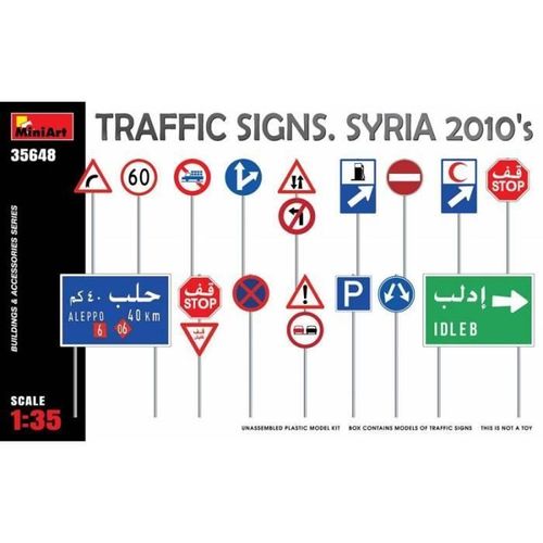 Panneaux Et Signaux Routiers - Miniart - Miniart - Traffic Signs - Syria 2010's-Mini Art