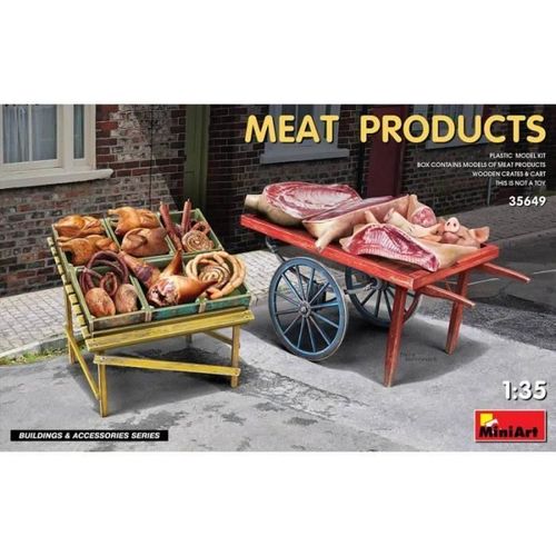 Miniart - Maquette Diorama Meat Products 1/35ème Miniart 35649 Maquette Char Promo - Ref : 12892-Mini Art