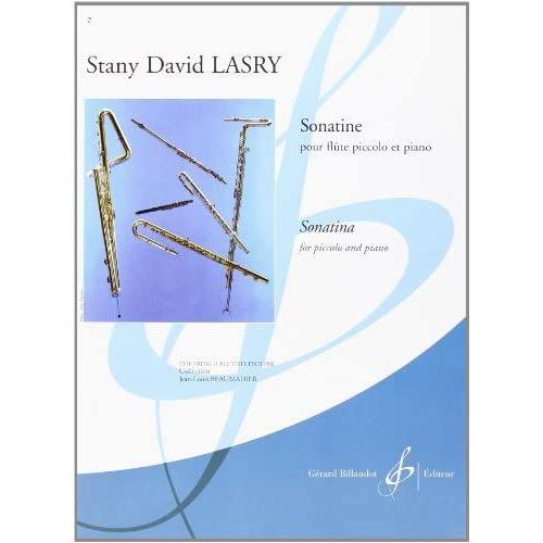 Stany David Lasry : Sonatine Pour Flûte Piccolo Et Piano - Billaudot Gb7632