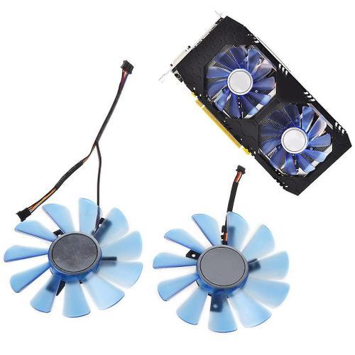 4pin 12v 0.45a Carte graphique Refroidissement Gpu Vga Ventilateur Compatible-pour Son Rx480 Rx570 Rx470