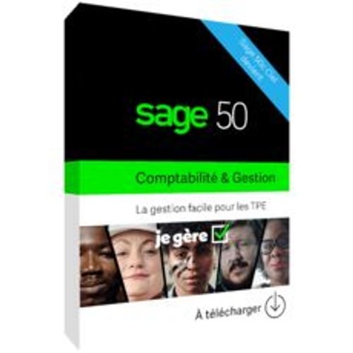 Sage 50 Compta + Gestion Commerciale Essentials - Formule Serenity