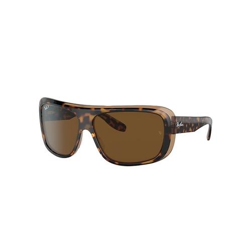 Ray-Ban Blair Lunettes De Soleil Monture Écaille De Tortue Verres Marron Polarisé 61-13 