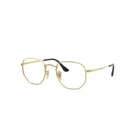 Ray-Ban Hexagonal Optics  Monture Or Verres Transparents 48-21 
