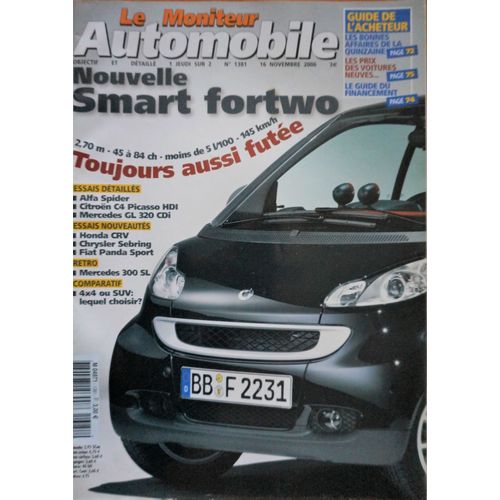 Le Moniteur Automobile N°1381 - Alfa Romeo Spider 2.2 Jts - Citroën C4 Picasso 1.6 Hdi & 2.0 Hdi - Mercedes Gl 320 Cdi