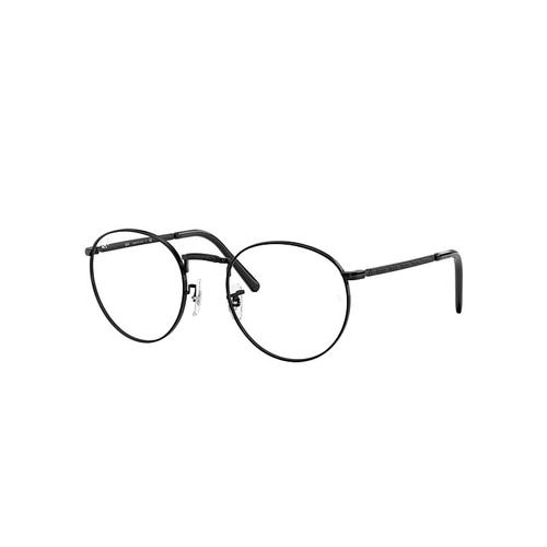 Ray-Ban New Round Optics  Monture Noir Verres Transparents Polarisé 47-21 