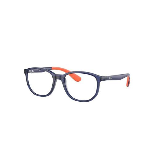 Ray-Ban Rb1619 Optics Kids  Monture Bleu Sur Orange Verres Transparents Polarisé 47-16 