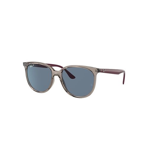Ray-Ban Rb4378 Lunettes De Soleil Monture Bordeaux Verres Bleu Polarisé 54-16 