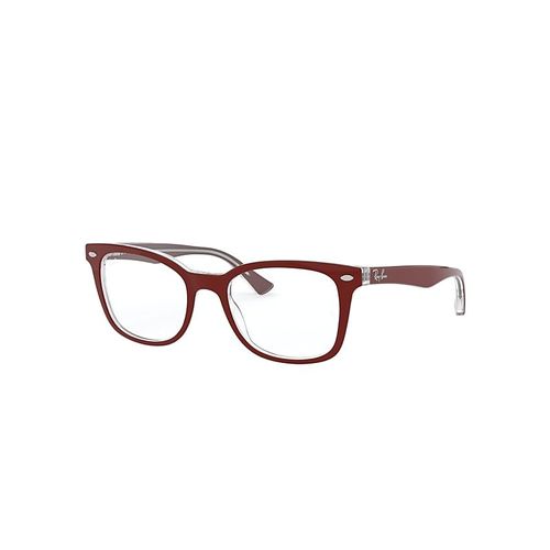 Ray-Ban Rb5285 Optics  Monture Bordeaux Verres Transparents Polarisé 53-19 