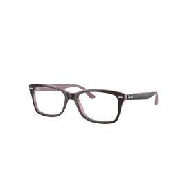 Ray-Ban Rb5428 Optics  Monture Brown On Pink Verres Transparents Polarisé 50-17 