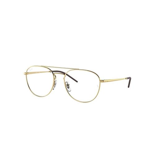 Ray-Ban Rb6414 Optics  Monture Or Verres Transparents 55-18 