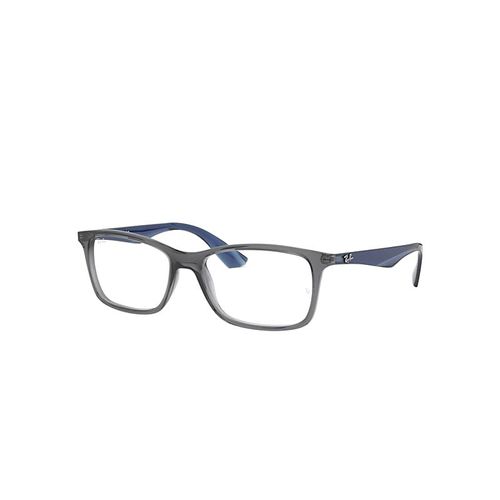 Ray-Ban Rb7047 Optics  Monture Bleu Verres Transparents Polarisé 56-17 