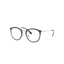 Ray-Ban Rb7140 Optics  Monture Argent Verres Transparents 49-20 