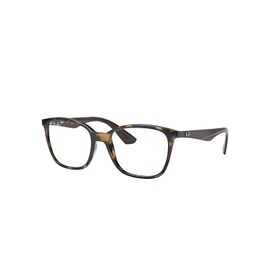 Ray-Ban Rb7066 Optics  Monture Marron Foncé Verres Transparents Polarisé 52-17 