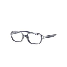 Ray-Ban Rb9074 Optics Kids  Monture Transparent Sur Caoutchouc Bleu Verres Transparents Polarisé 41-16 