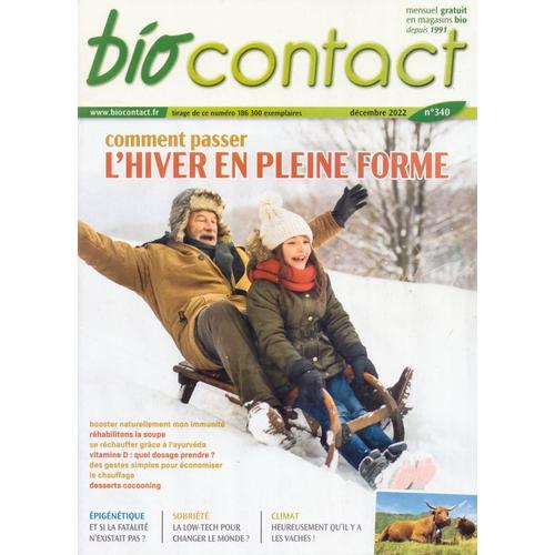 Magazine Bio Contact Numéro 342 De Décembre 2022