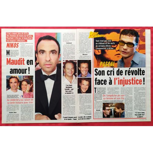 France Dimanche N°3086 - Nikos Aliagas, Pascal Mono - Coupure De Presse, Clipping De 2005