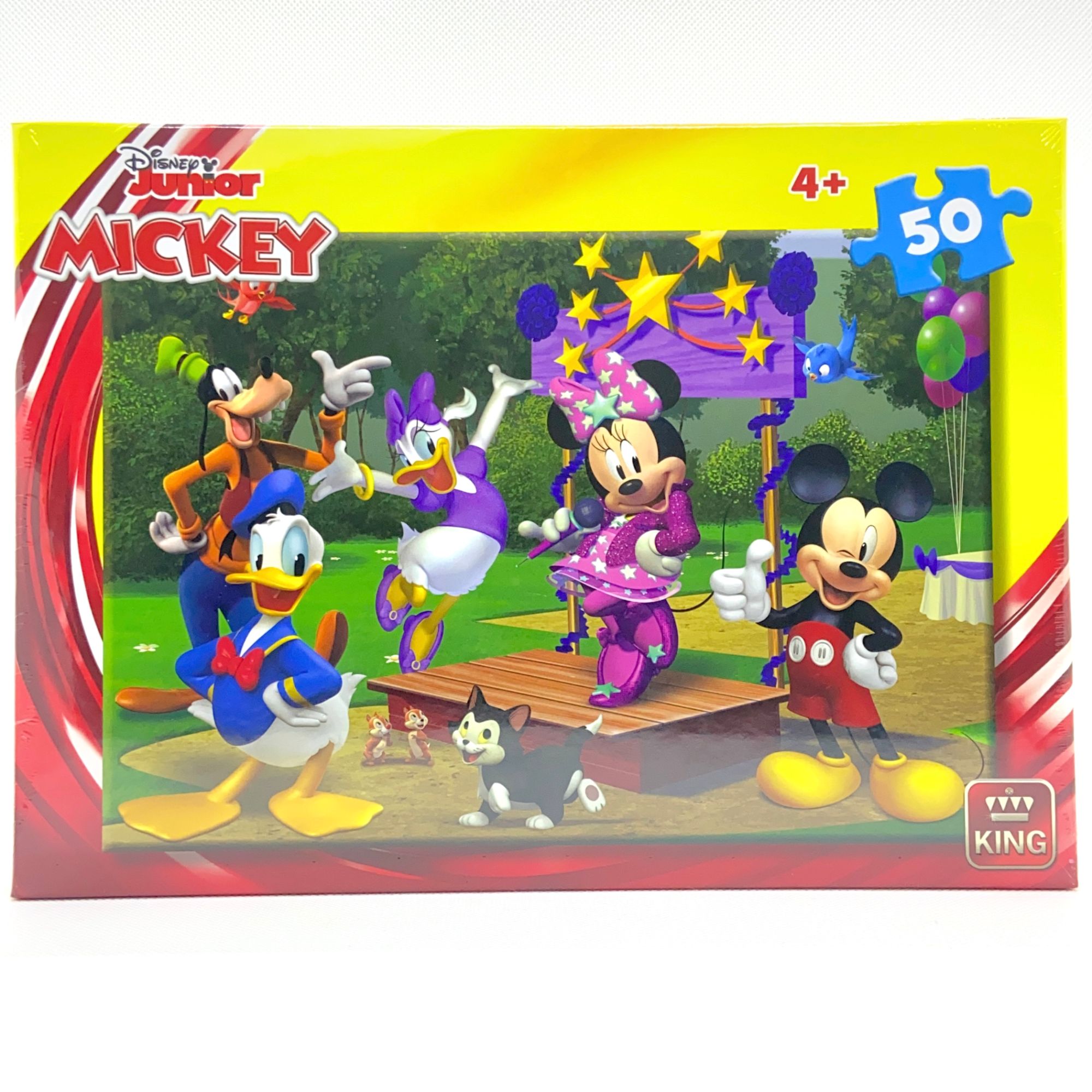 Puzzle Mickey Minnie And Friends Disney Junior King - 50 Pièces - 4 Ans Et +