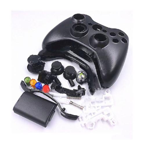 Kit De Coque Protection Accessoires Jeux De Console Sans Fil Compatible Xbox 360 (Noir)