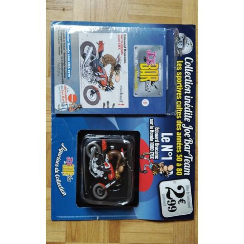 Joe Bar Team Les Sportives Des Années 50 À 80 N 1 Figurines Édouard Bracame Sur Honda 1000 Cbx