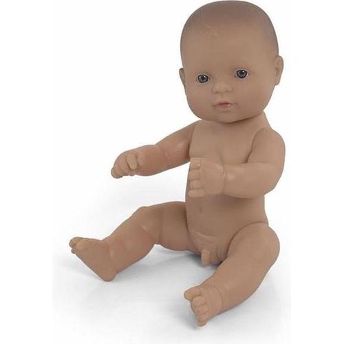 Miniland Babypop Jongen Wit Vanillegeur - 32 Cm