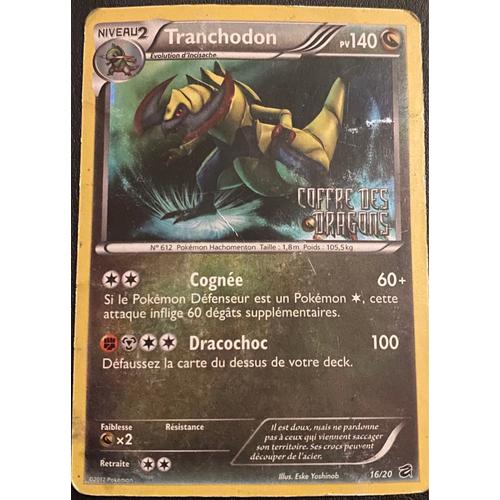 Carte Pokémon Tranchodon (Coffre Des Dragons)  Bon État