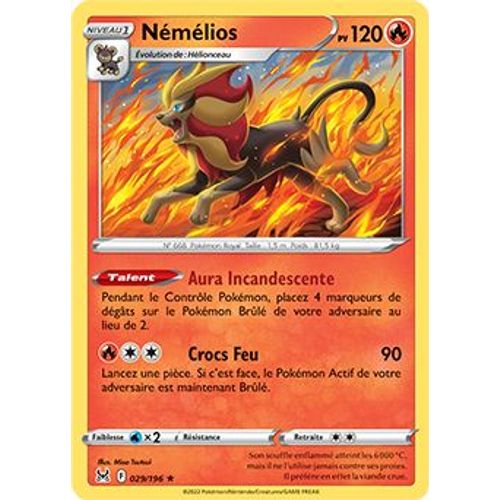 Némélios - Holo - 029/196 - Origine Perdue