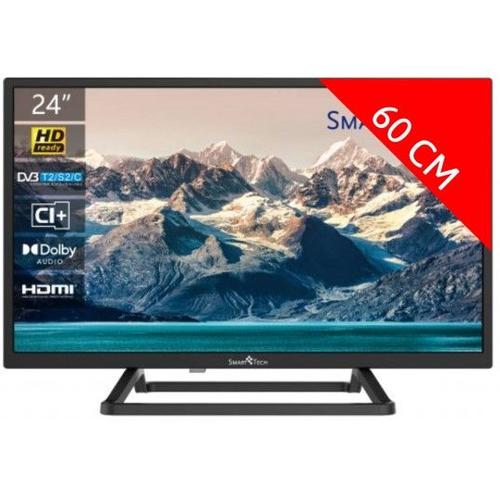 Smart Tech tv led hd pouces Triple Tuner Dolby Audio H.265 Hdmi Usb