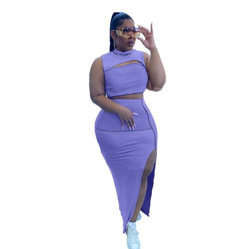 Ensemble 2 Pièces Pour Femmes",Vêtements Décontractés,Grande Taille,Sexy,Précieux Haut Court Et Batterie Avec Robe 5xl,"En Vrac