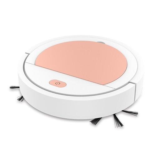 Mini Robot aspirateur USB 2000mAh, batterie Rechargeable, autonomie de 90 minutes, brosse de nettoyage bilatérale allongée, 2,56 pouces