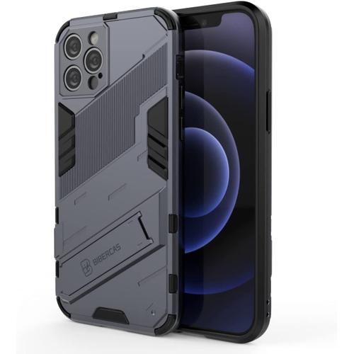 Coque De Téléphone Pour Huawei Nova Y70, 6.75"" Avec Housse De Protection Antichoc En Silicone Pour Béquille Pc Gris