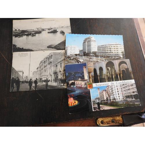 Lot De 4 Cartes Postales De Casablanca / Maroc