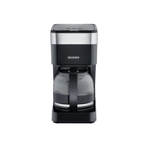 SEVERIN KA 9263 - Cafetière - 10 tasses - noir/inox brossé