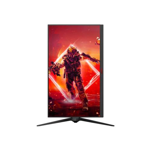 AOC AGON AG275QX - AG5 Series - écran LED - jeux - 27" - 2560 x 1440 QHD @ 170 Hz - IPS - 400 cd/m² - 1000:1 - DisplayHDR 400 - 1 ms - 2xHDMI, 2xDisplayPort - noir, rouge