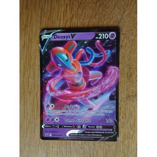 Carte Pokemon Deoxys V Brillante 210 Pv Swsh266