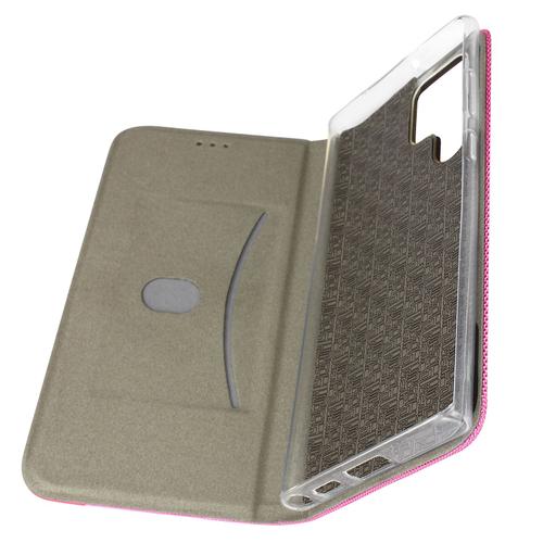 Étui Galaxy S22 Ultra Tissu Support Vidéo Porte-Carte Collection Sensitive Rose