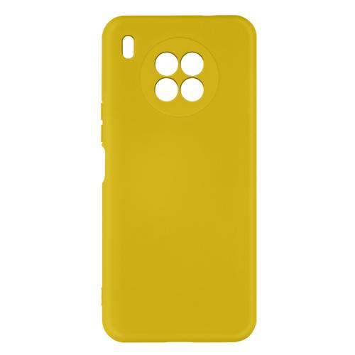 Coque Huawei Nova 8i Et Honor 50 Lite Silicone Semi-Rigide Soft-Touch Fine Jaune