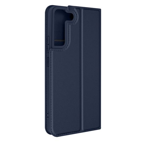Housse Samsung Galaxy S22 Plus Porte-Carte Fonction Support Dux Ducis Bleu