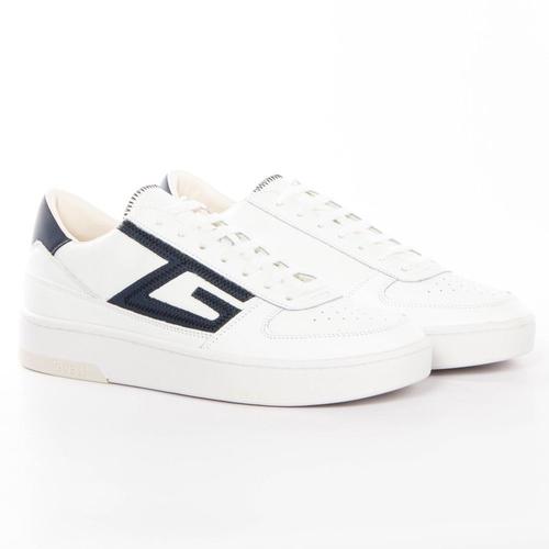 Basket Guess Classic Salerno Logo G Homme Blanc - 43