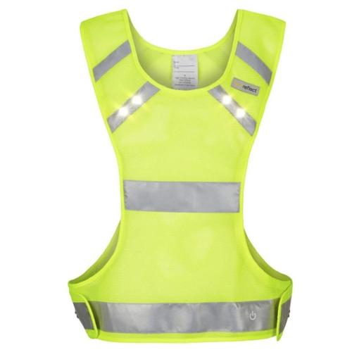 Hey Reflect Proactiv Gilet Tech Fluo Lumineux Led